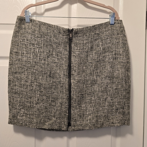 Banana Republic Tweed Front Zipper Pencil Skirt 14 NWT - Picture 1 of 9